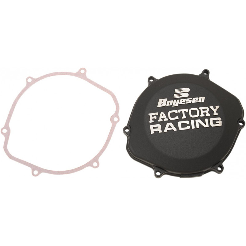 Couvercle d'embrayage Boyesen Factory Racing noir - Honda CR250R 2002-2007 - Dr Rider
