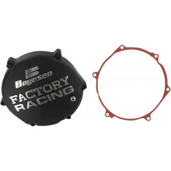 Couvercle d'embrayage Boyesen Factory Racing noir - Kawasaki KX250 2003-2004 - Dr Rider