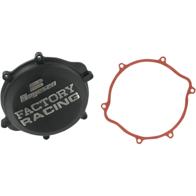 Couvercle d'embrayage Boyesen Factory Racing noir - Suzuki RM125 1998-2008 - Dr Rider