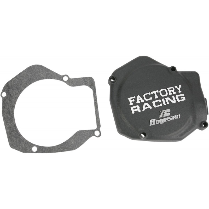 Couvercle d'allumage Boyesen Factory Racing noir - Honda CR125R 2000-2004 - Dr Rider
