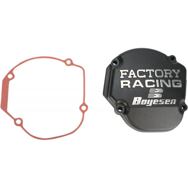 Couvercle d'allumage Boyesen Factory Racing noir - Honda CR250R 2002-2007 - Dr Rider