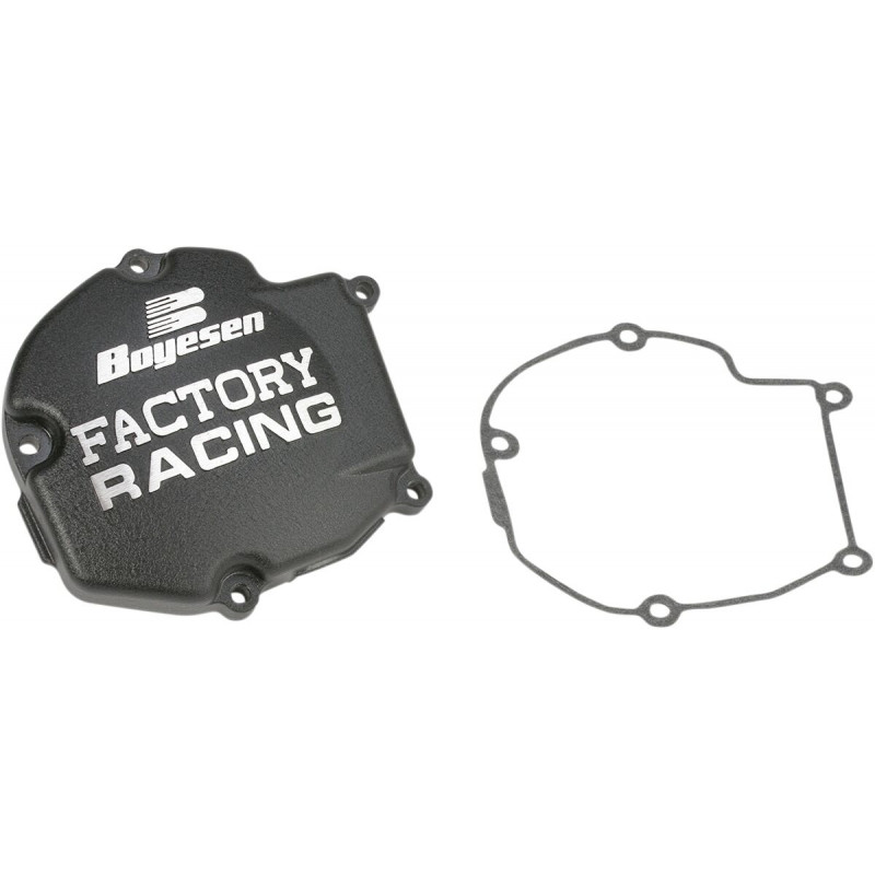 Couvercle d'allumage Boyesen Factory Racing noir - Kawasaki KX125 2003-2007 - Dr Rider