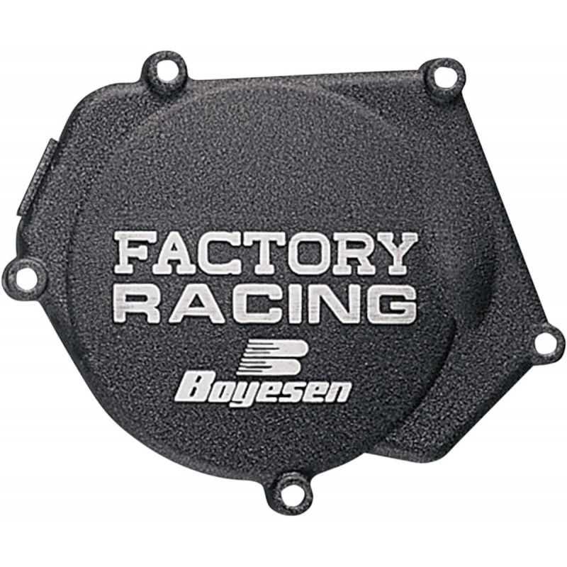 Couvercle d'allumage Boyesen Factory Racing noir - Kawasaki KX250 1993-2004 - Dr Rider