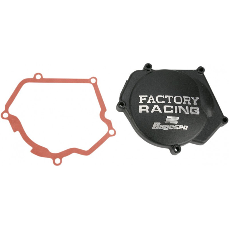 Couvercle d'allumage Boyesen Factory Racing noir - Yamaha YZ250 1999-2026 / YZ250X 2016-2026 - Dr Rider