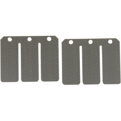 Lamelles de clapets Boyesen SuperStock carbone - Suzuki LT250 / 500 - Dr Rider