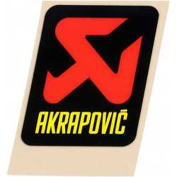 Sticker vertical Akrapovic 60 mm - Dr Rider