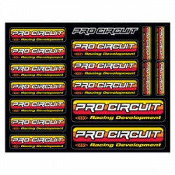 Planche de stickers logo Pro Circuit - Dr Rider
