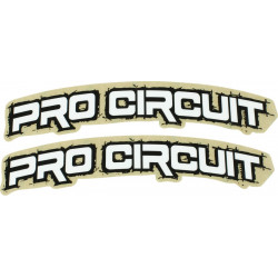 Sticker de garde-boue avant Pro Circuit Rétro - Dr Rider