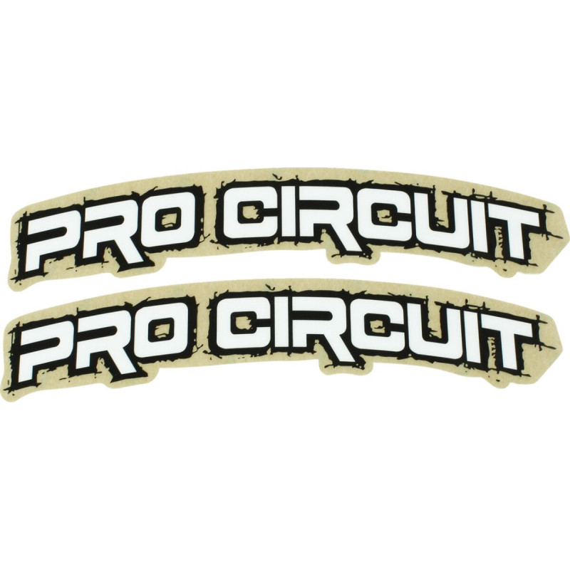 Sticker de garde-boue avant Pro Circuit Rétro - Dr Rider