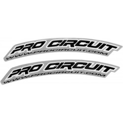 Sticker de garde-boue avant Pro Circuit noir - Dr Rider