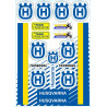 STICKER SHEET HVA VINTAGE - 43202395 - Dr Rider