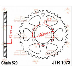 SPROCKET REAR 46T 520 - 12100390 - Dr Rider