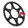 SPROCKET REAR 46T 428 - 12100450 - Dr Rider