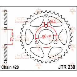 SPROCKET REAR 36T 420 - 12100625 - Dr Rider