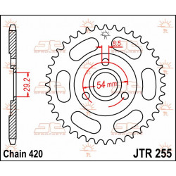 SPROCKET REAR 35T 420 - 12100673 - Dr Rider