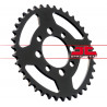 SPROCKET REAR 38T 420 - 12100680 - Dr Rider