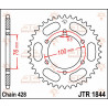 SPROCKET REAR 48T 428 - 12100752 - Dr Rider