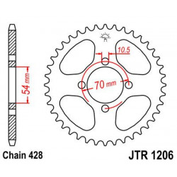 SPROCKET REAR 44T 420 - 12101350 - Dr Rider