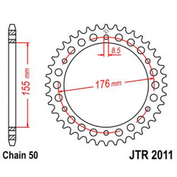 SPROCKET REAR 46T 530 - 12101445 - Dr Rider