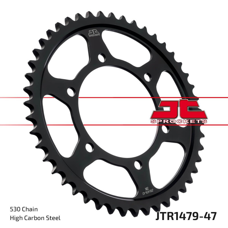 SPROCKET REAR 47T 530 BLK - 12101596 - Dr Rider