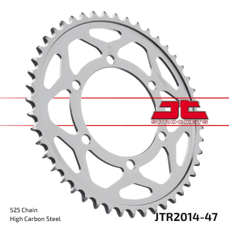SPROCKET REAR 47T 525 BLK - 12101624 - Dr Rider