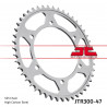 SPROCKET REAR 47T 525 BLK - 12101654 - Dr Rider