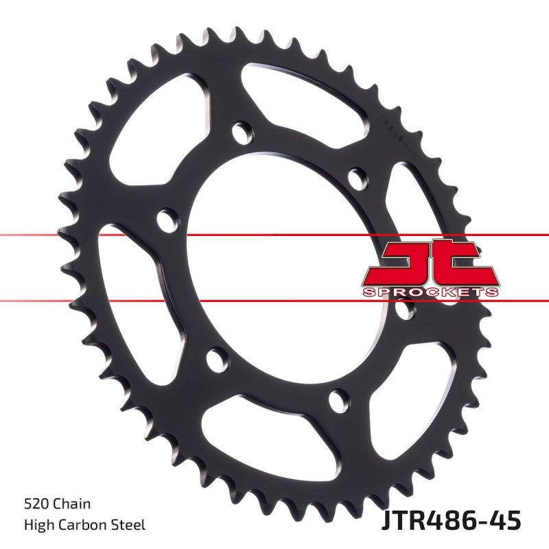SPROCKET REAR 45T 520 BLK - 12101669 - Dr Rider