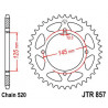 SPROCKET REAR 45T 520 BLK - 12101703 - Dr Rider