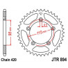 SPROCKET REAR 50T 420 BLK - 12101712 - Dr Rider