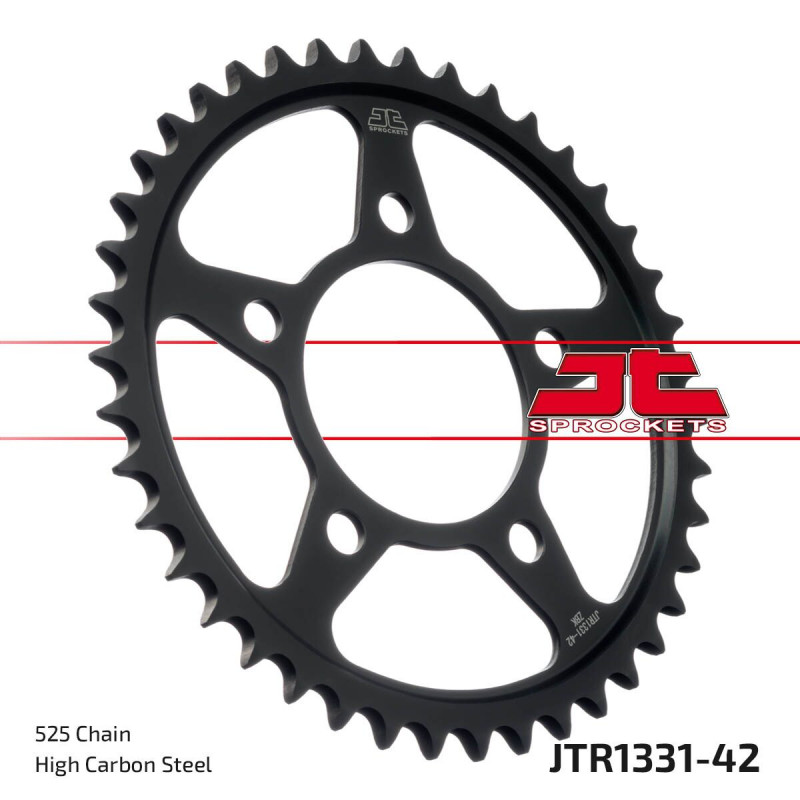 SPROCKET REAR 42T 525 BLK - 12102477 - Dr Rider