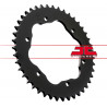 SPROCKET REAR 43T 525 - NEEDS  - 12102481 - Dr Rider