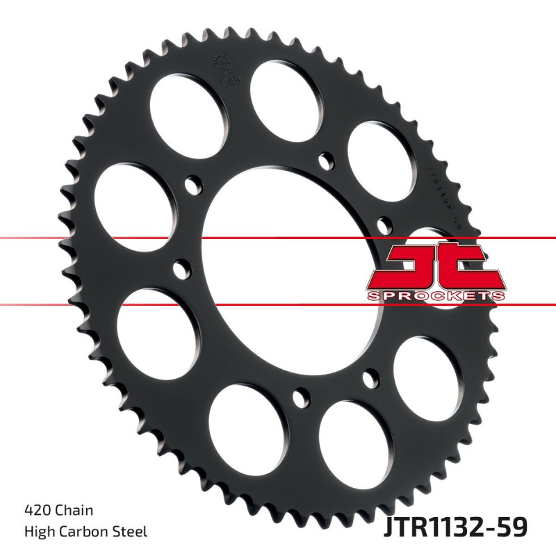 SPROCKET REAR 420 59T - 12102519 - Dr Rider