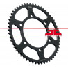 SPROCKET REAR 428 56T - 12102525 - Dr Rider