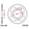 SPROCKET REAR 41T 428 - 12102837 - Dr Rider