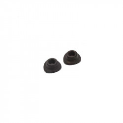 Joints de valve en caoutchouc RFX Sport Series 2pcs - noir