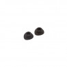 Joints de valve en caoutchouc RFX Sport Series 2pcs - noir