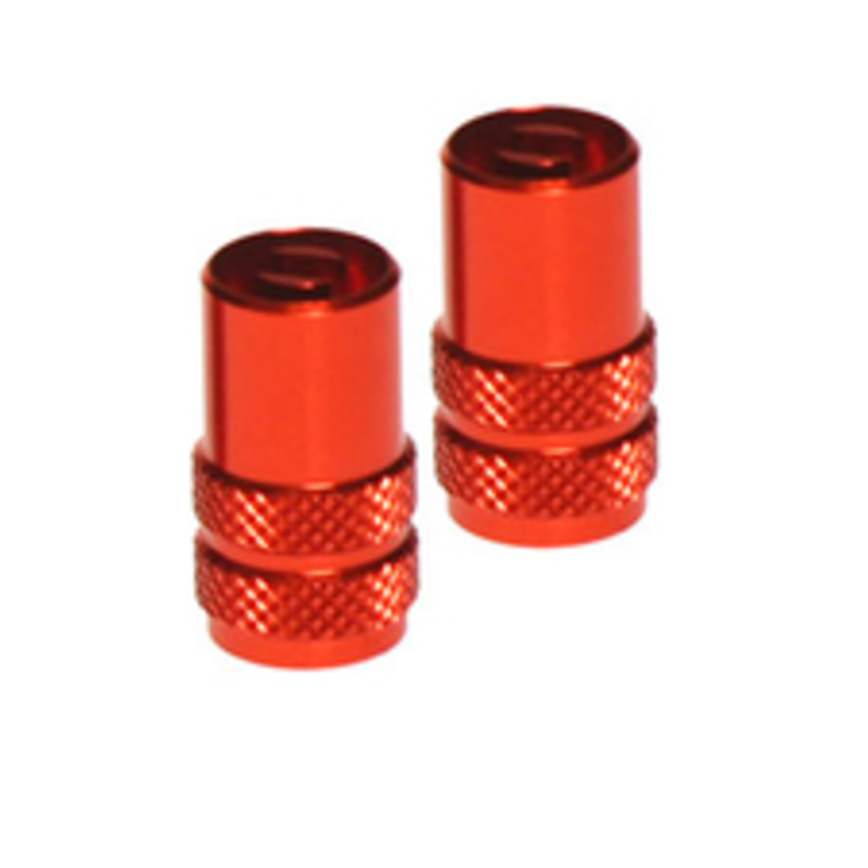 Capuchons de valve RFX Sport Series avec clé de valve 2pcs - orange