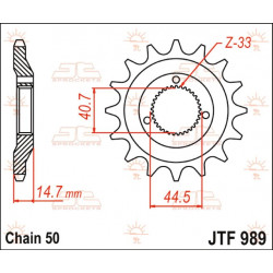 SPROCKET FRONT 21T 530 - 12120834 - Dr Rider