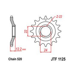 SPROCKET FRONT 16T 520 - 12120930 - Dr Rider