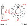 SPROCKET FRONT 15T 520 - 12121205 - Dr Rider