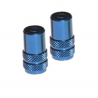 Capuchons de valve RFX Sport Series avec clé de valve 2pcs - bleu