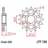 SPROCKET FRONT 15T 520 - 12121319 - Dr Rider