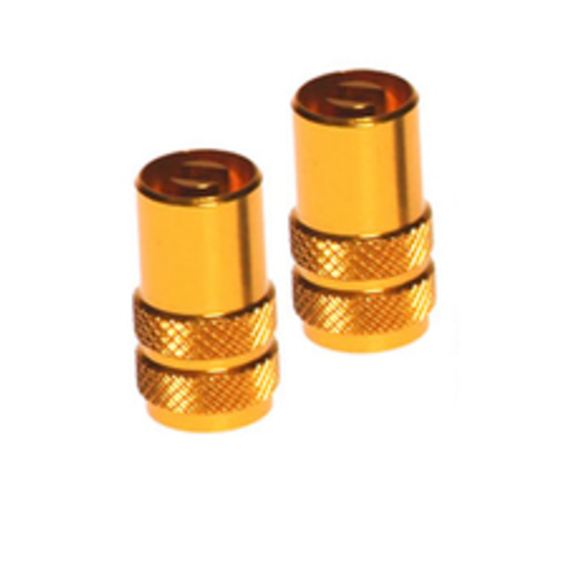 Capuchons de valve RFX Sport Series avec clé de valve 2pcs - doré