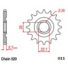 FRONT SPROCKET 520 13T - 12121479 - Dr Rider