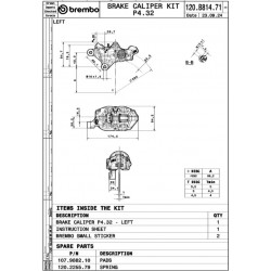 CALIPERS CUSTOM .484 LOGOPURO  - 17010858 - Dr Rider