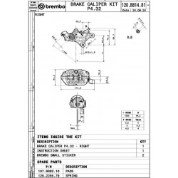 CALIPERS CUSTOM .484 LOGOPURO  - 17010860 - Dr Rider