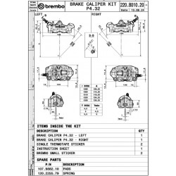 CALIPERS CUSTOM GP4-RX 100MM P - 17010862 - Dr Rider