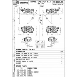 CALIPERS STD STYLEMA M4-30 100 - 17010864 - Dr Rider