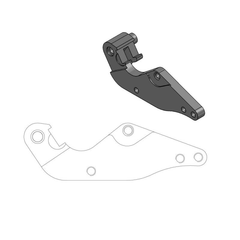 BRAKE CALIPER ADAPTOR SM - 17420338 - Dr Rider
