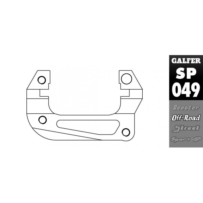 BRAKE CALIPER ADAPTOR - 17040601 - Dr Rider